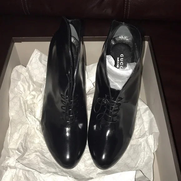 Gucci | Shoes | Gucci Stiv Tto Pelle S Cuoio Regent Black  display picture 1